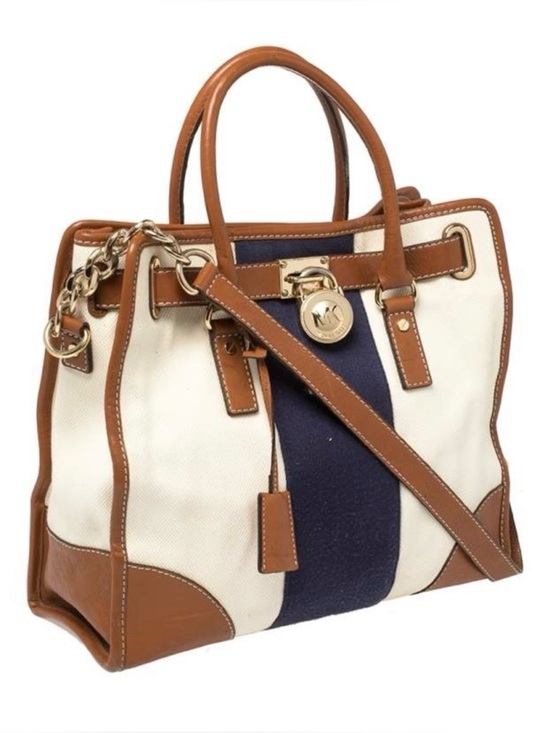 Michael Kors Satchel with Gold Hardware main image 8